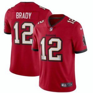 Vapor Tampa Bay Buccaneers Tom Brady Red  Jersey